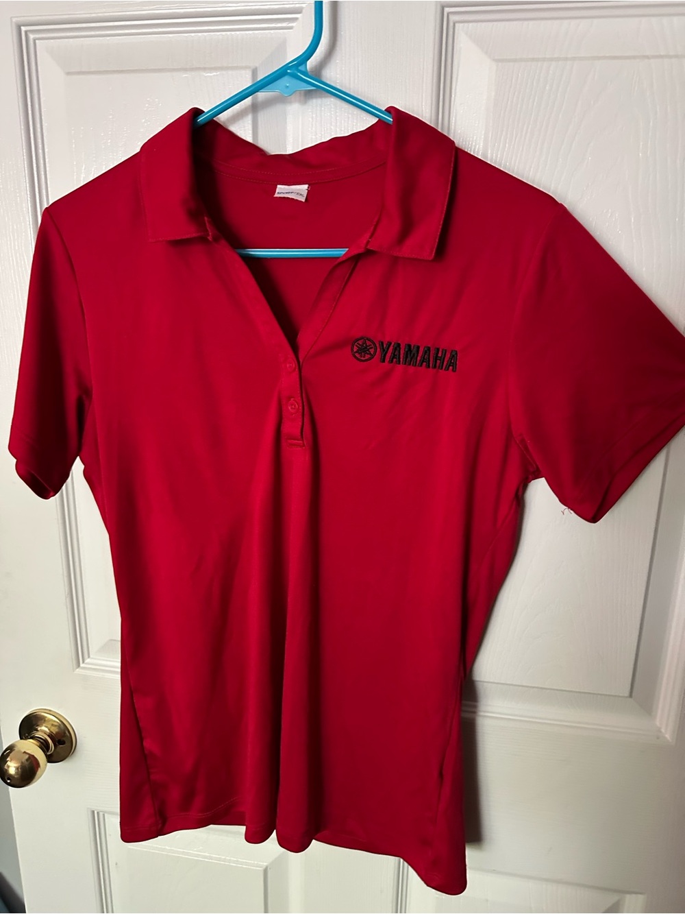 Yamaha | Women's Red Polo Top